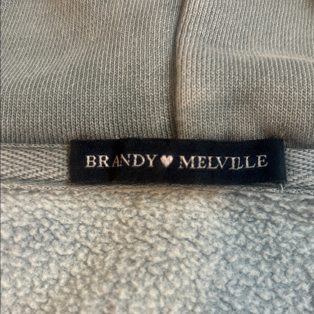 Brandy Melville Light Blue Hoodie - Picture 2 of 4